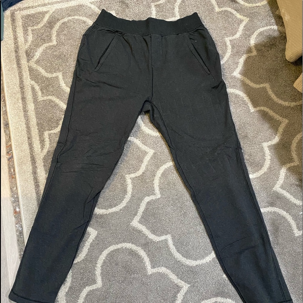 LuluLemon Dark Gray Yoga Sweatpants, only worn once!